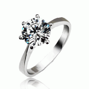 2012 Fancy 0.79ct diamond 18k white gold marquise diamond ring