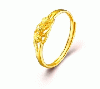 Hot~Promation best selling yellow gold ring