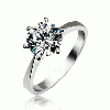 2012 Fancy 0.79ct diamond 18k white gold marquise diamond ring